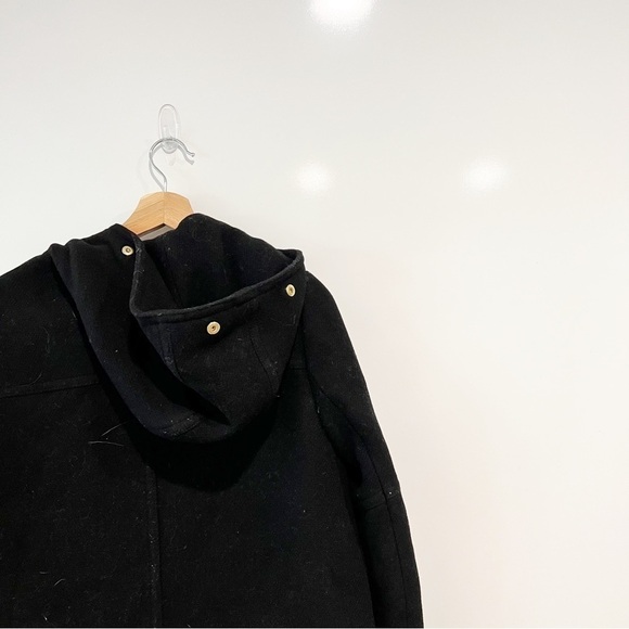 J. Crew Black Chateau Parka Italian Stadium Cloth Wool Jacket - Picture 7 of 16